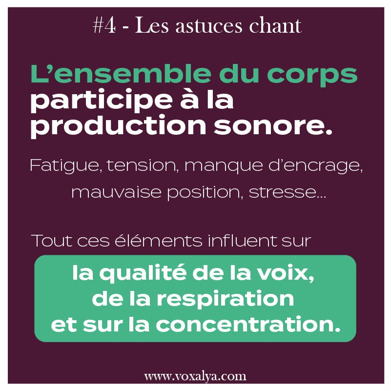 technique vocale le corps