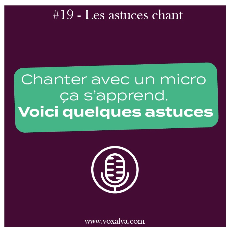 chanter avec le micro